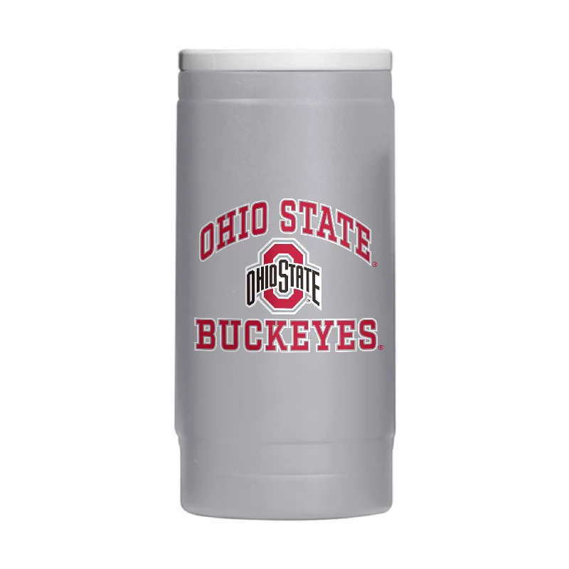 Tribute Team Mug-Ohio State 12oz Athletic Powder Coat Slim Can Coolie