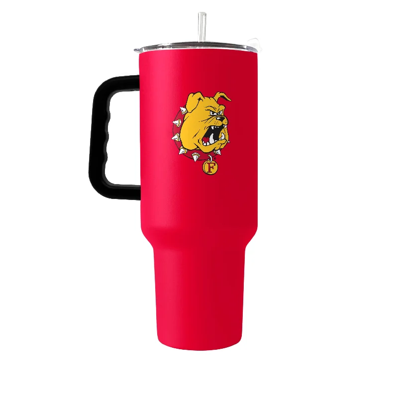 Promotional Team Mug-Ferris State 40oz Flipside Powder Coat Tumbler