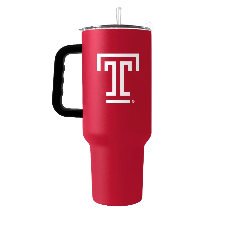 Assistant Coach Team Mug-Temple 40oz Flipside Powder Coat Tumbler