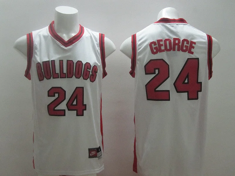 Women's Basketball Jersey-Bulldogs 24 George White New Revolution 30 Basketball Jerseys