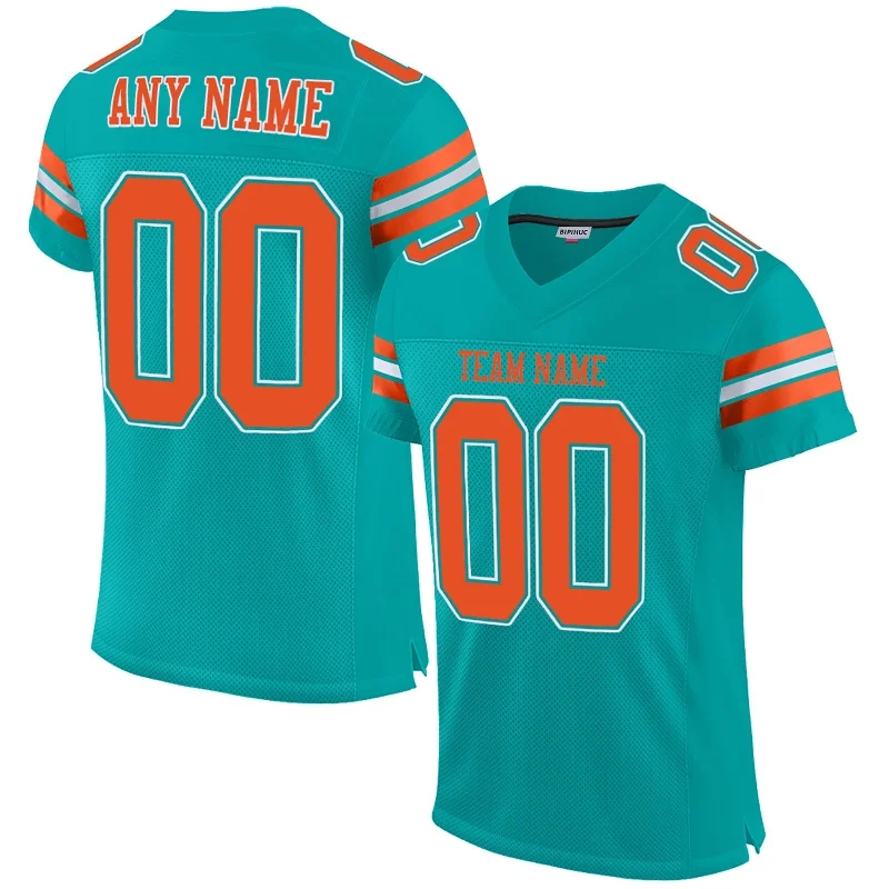 Away Football Jersey-Custom M.Dolphins Football Jerseys for Personalize Sports Shirt Design Stitched Name And Number Christmas Birthday Gift