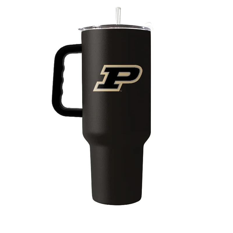 Famous Team Mug-Purdue 40oz Flipside Powder Coat Tumbler