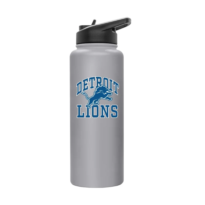 Hall Of Fame Edition Team Mug-Detroit Lions 34oz Athletic Quencher Bottle