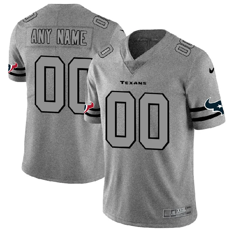 Football Jersey With Anti-Odor Technology-Custom H.Texans 2019 Gray Gridiron Vapor Untouchable Limited American Jerseys Stitched Football Jerseys