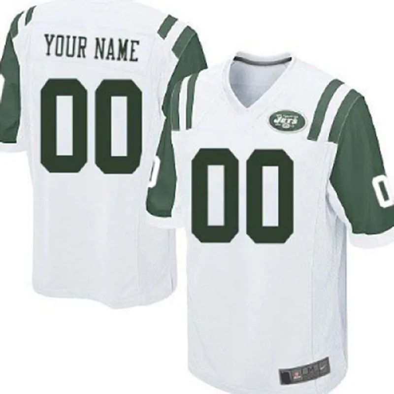 Football Jersey For Winter-Custom NY.Jets White Game Jersey American Stitched Jersey Football Jerseys