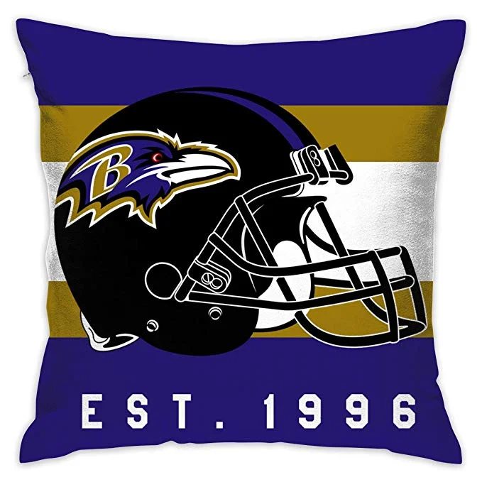 Football Jersey With Fashion Forward Design-Football jerseys Design Personalized Pillowcase B.Raven Decorative Throw Pillow Covers