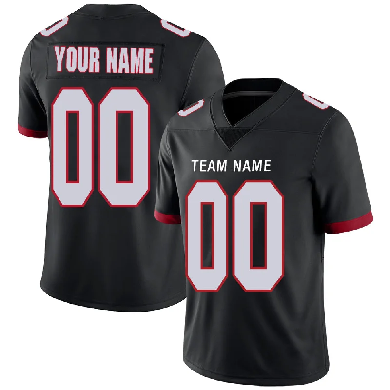 Football Jersey With Trendy Style-Custom A.Falcon Men's American Black Vapor Limited Stitched Football Jersey