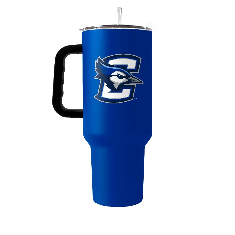 Tailgate Team Mug-Creighton 40oz Flipside Powder Coat Tumbler