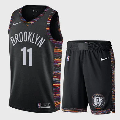 Basketball Jersey With Skateboard Aesthetic-Nets 11 Kyrie Irving White City Edition Swingman Basketball Jersey(With Shorts)