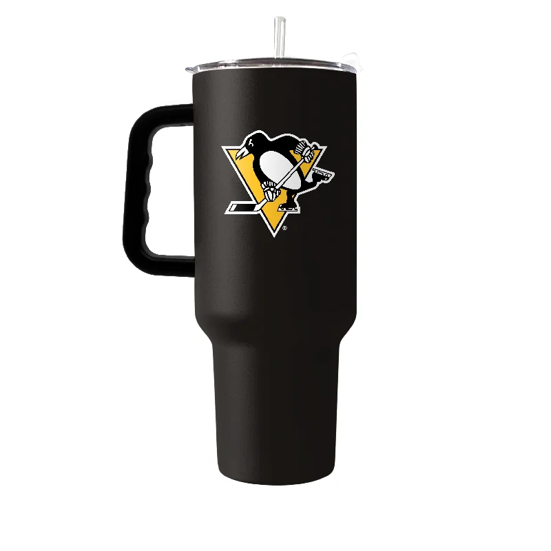 Basketball Court Team Mug-Pittsburgh Penguins 40oz Flipside Powder Coat Tumbler