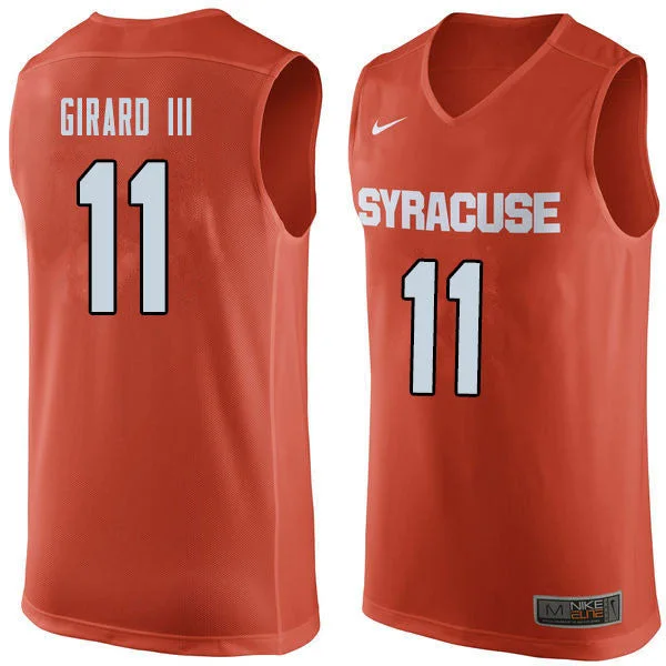 Retro Basketball Jersey-Syracuse 11 Joseph Girard III Orange College Basketball Basketball Jersey