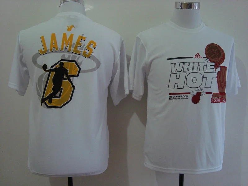 Replica Basketball Jersey-Heat 6 James White 2013 Champions Basketball Jerseys