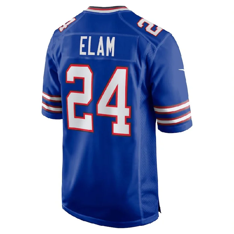 Sublimated Football Jersey-B.Bills #24 ELAM Royal 2022 Draft First Round Pick Game Jersey American Stitched Football Jerseys