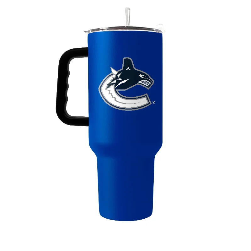 Retro Team Mug-Vancouver Canucks 40oz Flipside Powder Coat Tumbler