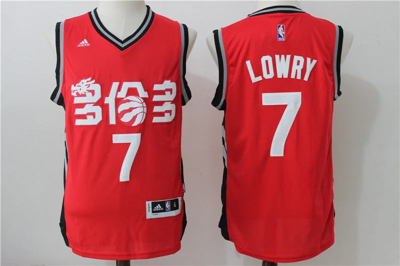 Authentic Basketball Jersey-Raptors 7 Kyle Lowry Red 2016-17 Chinese New Year Swingman Basketball Jersey