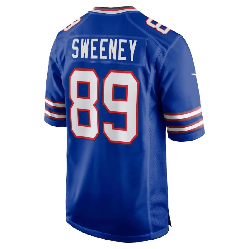 Football Jersey With Ultra-Lightweight Design-B.Bills #89 Tommy Sweeney Royal Game Player Jersey American Stitched Football Jerseys