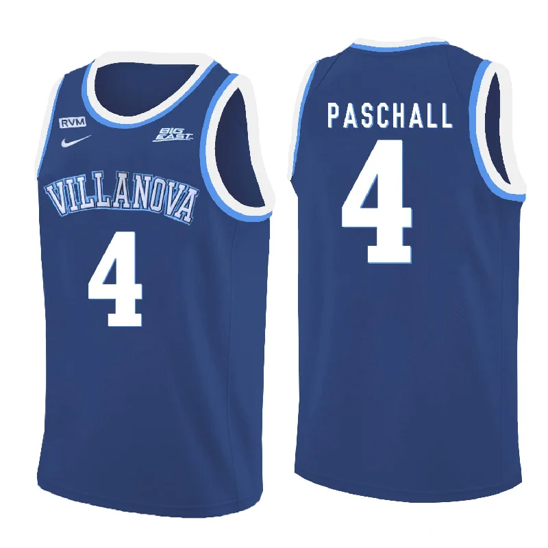 All-Star Basketball Jersey-Villanova Wildcats 4 Eric Paschall Blue College Basketball Basketball Jersey