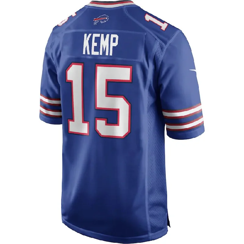 Long Sleeve Football Jersey-B.Bills #15 Jack Kemp Royal Game Retired Player Jersey American Stitched Football Jerseys