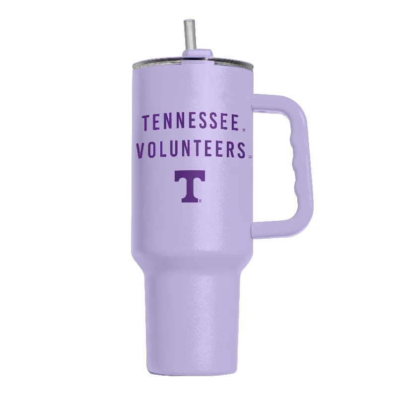 Oversized Team Mug-Tennessee 40oz Tonal Lavender Powder Coat Tumbler