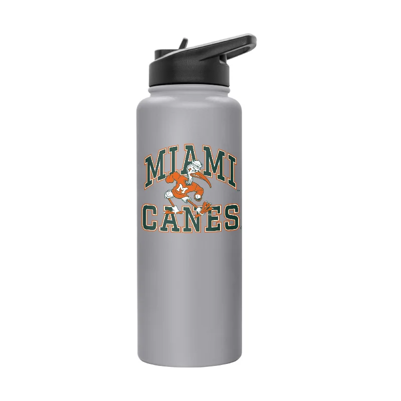 Rivalry Team Mug-Miami 34oz Athletic Quencher Bottle