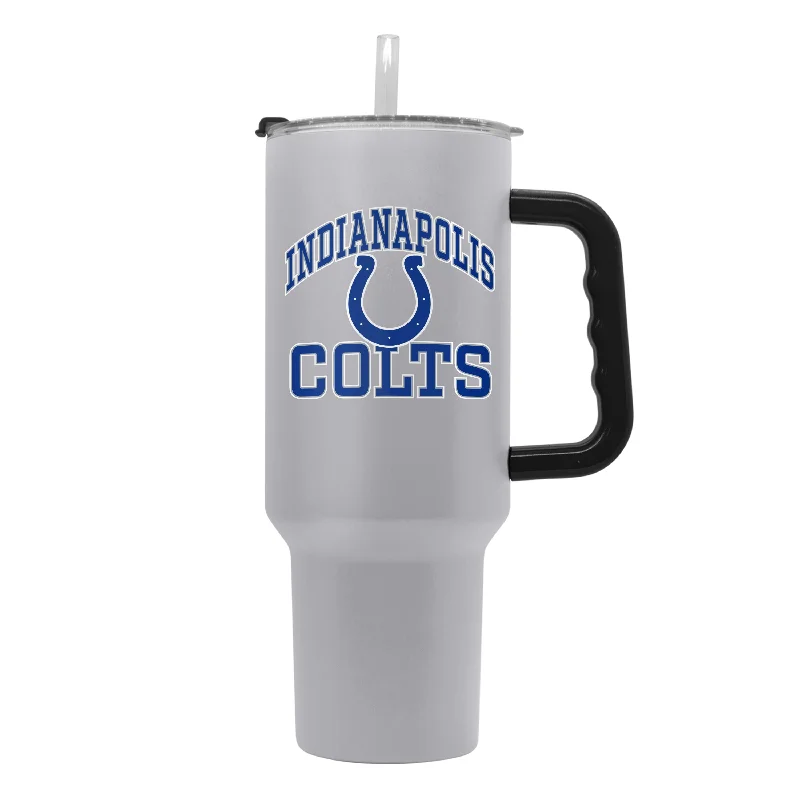 Basketball Court Team Mug-Indianapolis Colts 40oz Athletic Powder Coat Tumbler