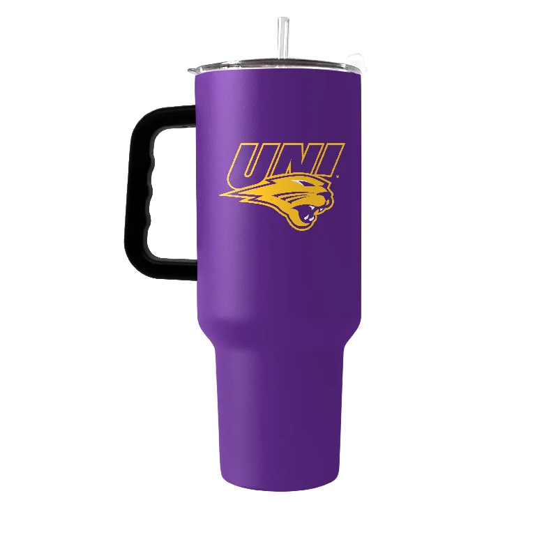 Golf Course Team Mug-Northern Iowa 40oz Flipside Powder Coat Tumbler