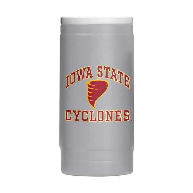 Hockey Team Mug-Iowa State 12oz Athletic Powder Coat Slim Can Coolie