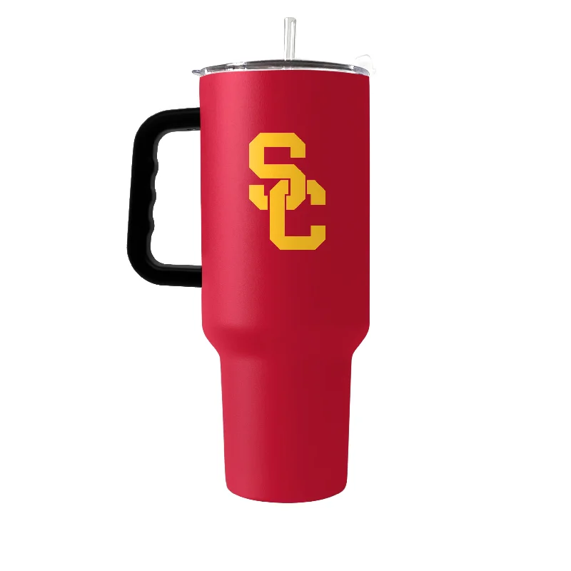 Sports Journalist Team Mug-USC 40oz Flipside Powder Coat Tumbler