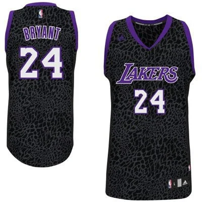 Youth Basketball Jersey-Lakers 24 Bryant Black Crazy Light Swingman Basketball Jerseys