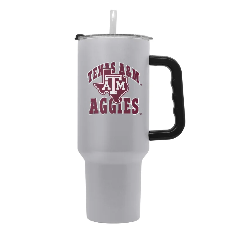 Superhero Team Mug-Texas A&M 40oz Athletic Powder Coat Tumbler