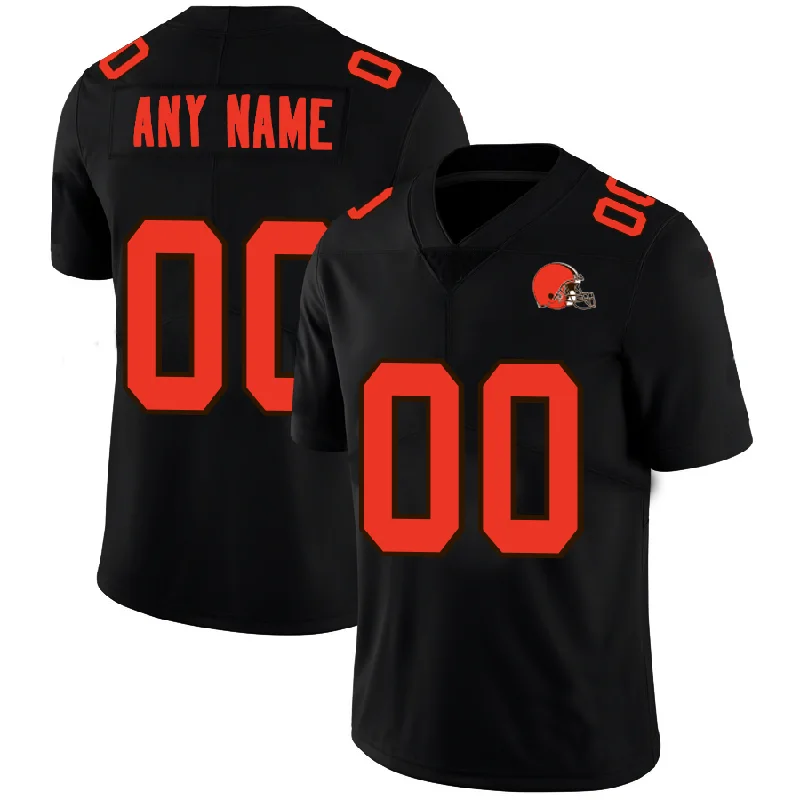 Breathable Football Jersey-Custom C.Brown Football Jerseys Black American Stitched Name And Number Size S to 6XL Christmas Birthday Gift