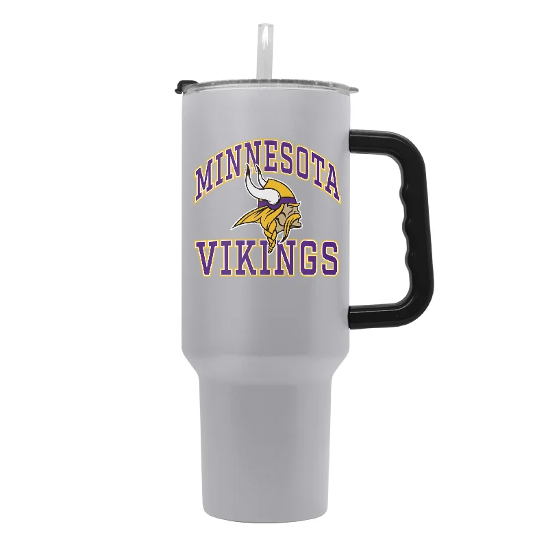 Football Locker Room Team Mug-Minnesota Vikings 40oz Athletic Powder Coat Tumbler