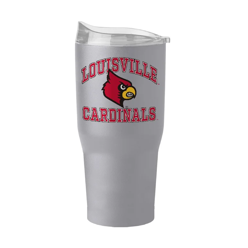 Tennis Court Team Mug-Louisville 30oz Athletic Powder Coat Tumbler