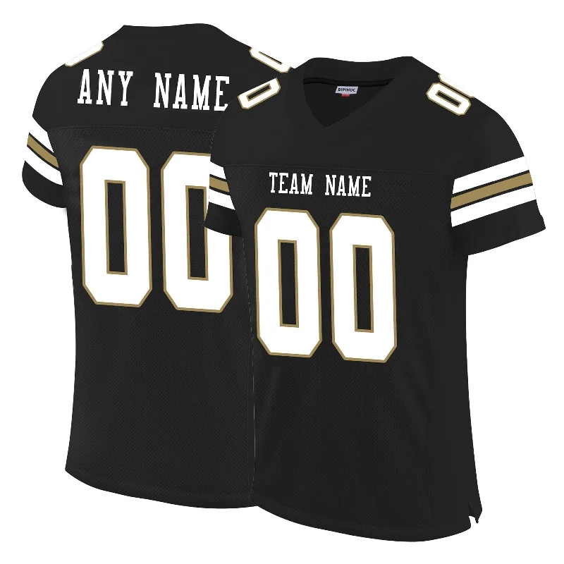 Football Jersey With Exclusive Prints-Custom NO.Saints Football Jerseys for Personalize Sports Shirt Design Stitched Name And Number Size S to 6XL Christmas Birthday Gift