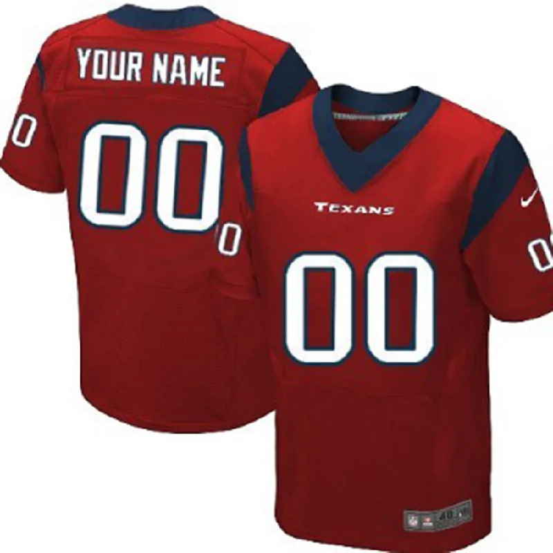 Football Jersey With Tapered Fit-Custom H.Texans Elite American Jerseys Stitched Football Jerseys