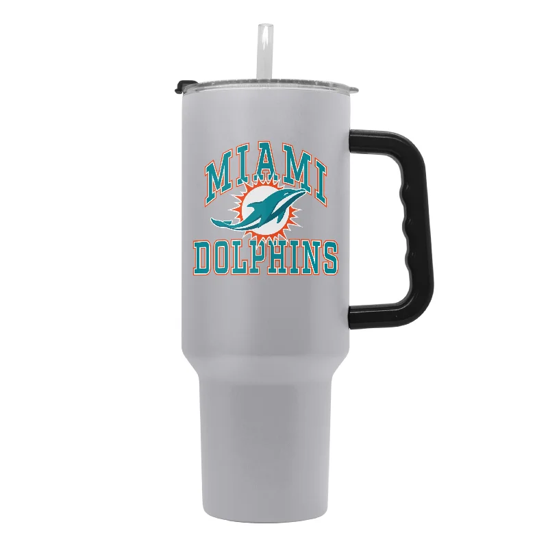 Soccer Club Team Mug-Miami Dolphins 40oz Athletic Powder Coat Tumbler