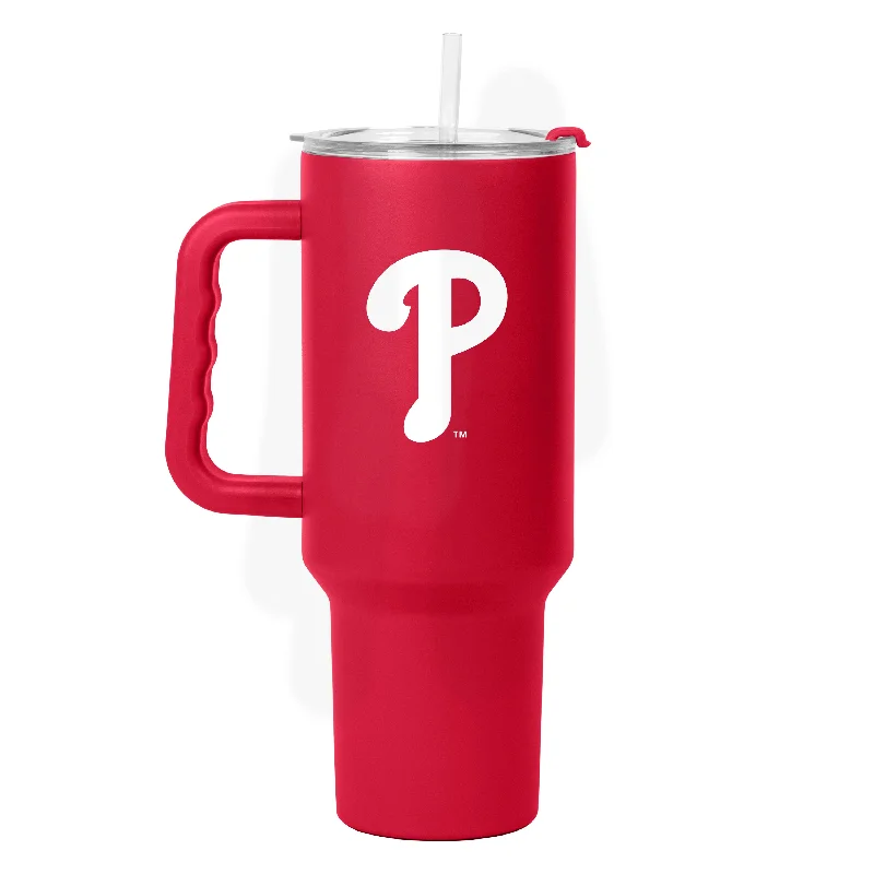 Slogan Team Mug-Philadelphia Phillies 40oz Flipside Powder Coat Tumbler