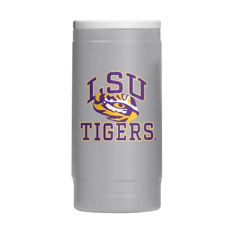 Sports Team Mug-LSU 12oz Athletic Powder Coat Slim Can Coolie