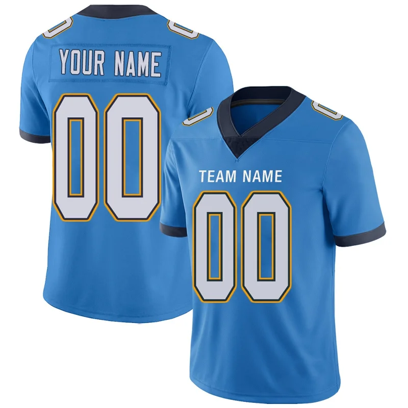 Football Jersey For Indoor Games-Custom LA.Chargers Football Jerseys Team Player or Personalized Design Your Own Name for Men's Women's Youth Jerseys Navy