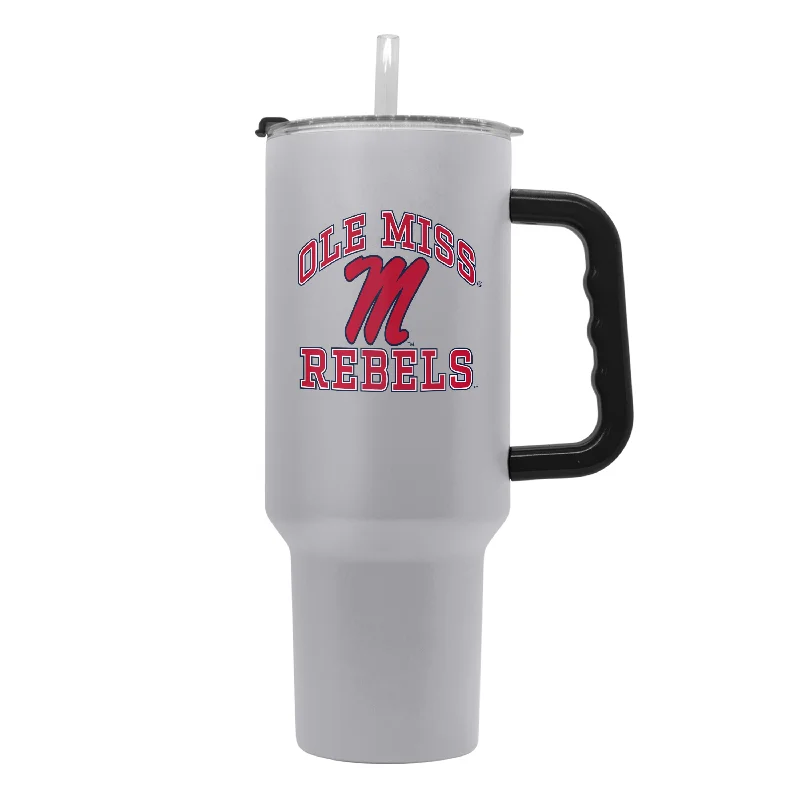 Wedding Team Mug-Ole Miss 40oz Athletic Powder Coat Tumbler