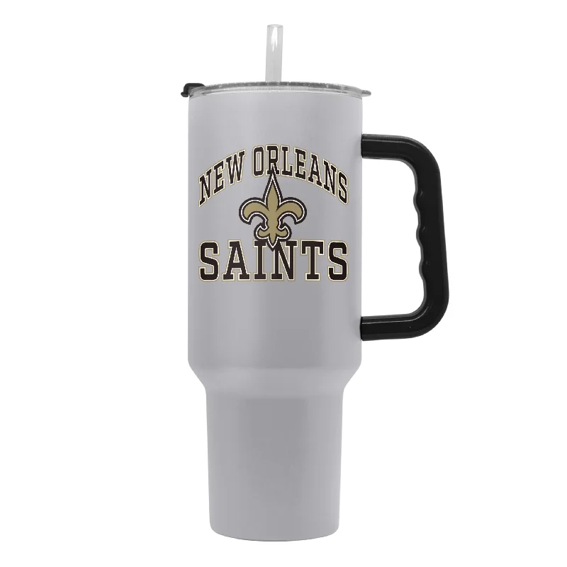 Mascot Team Mug-New Orleans Saints 40oz Athletic Powder Coat Tumbler