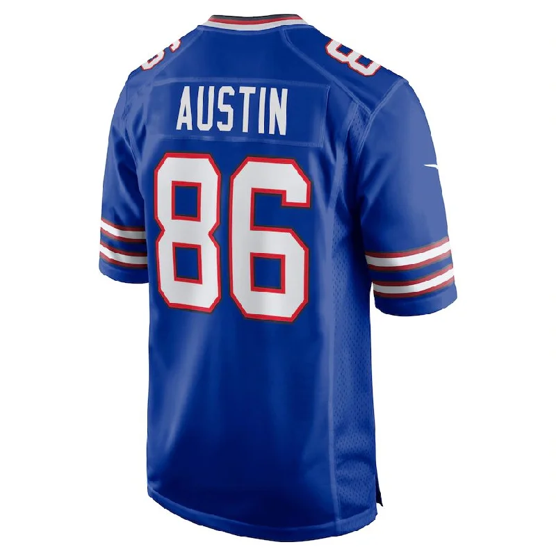 Football Jersey With Street Style Look-B.Bills #86 Tavon Austin Royal Game Player Jersey American Stitched Football Jerseys