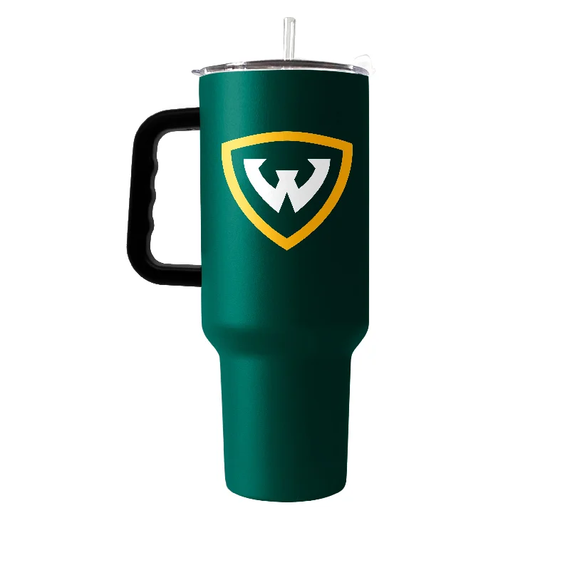 Training Team Mug-Wayne State 40oz Flipside Powder Coat Tumbler