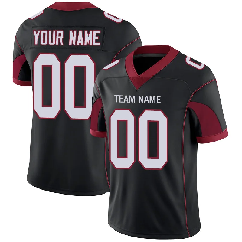 Football Jersey With Recycled Fabric-Custom A.Cardinal Stitched American Jerseys Personalize Birthday Gifts Black Football Jersey