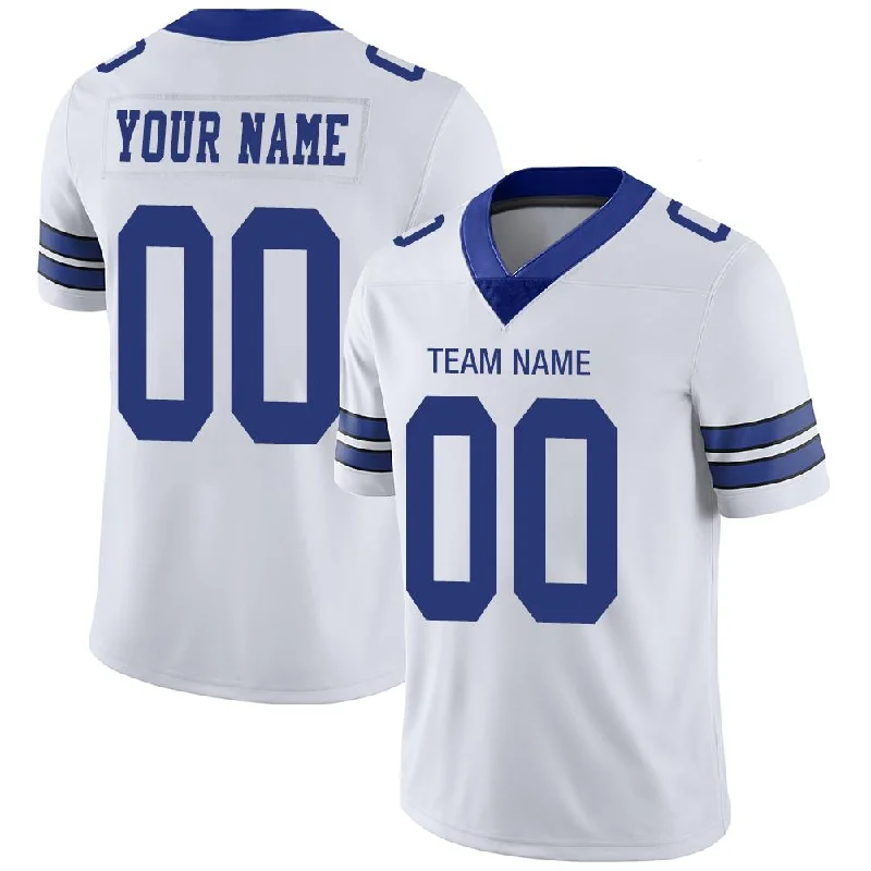 High School Football Jersey-Custom D.Cowboys American Men's Youth And Women Stitched White Football Jerseys Personalize Birthday Gifts Jerseys