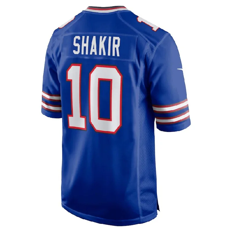 Pro Football Jersey-B.Bills #10 Khalil Shakir Royal Game Jersey American Stitched Football Jerseys