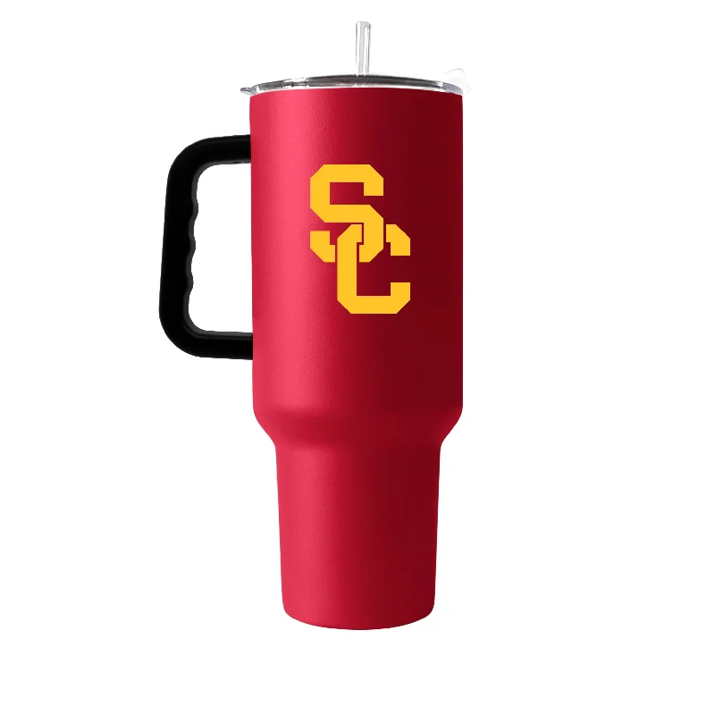 Commentator Team Mug-USC 40oz Logo Powder Coat Tumbler