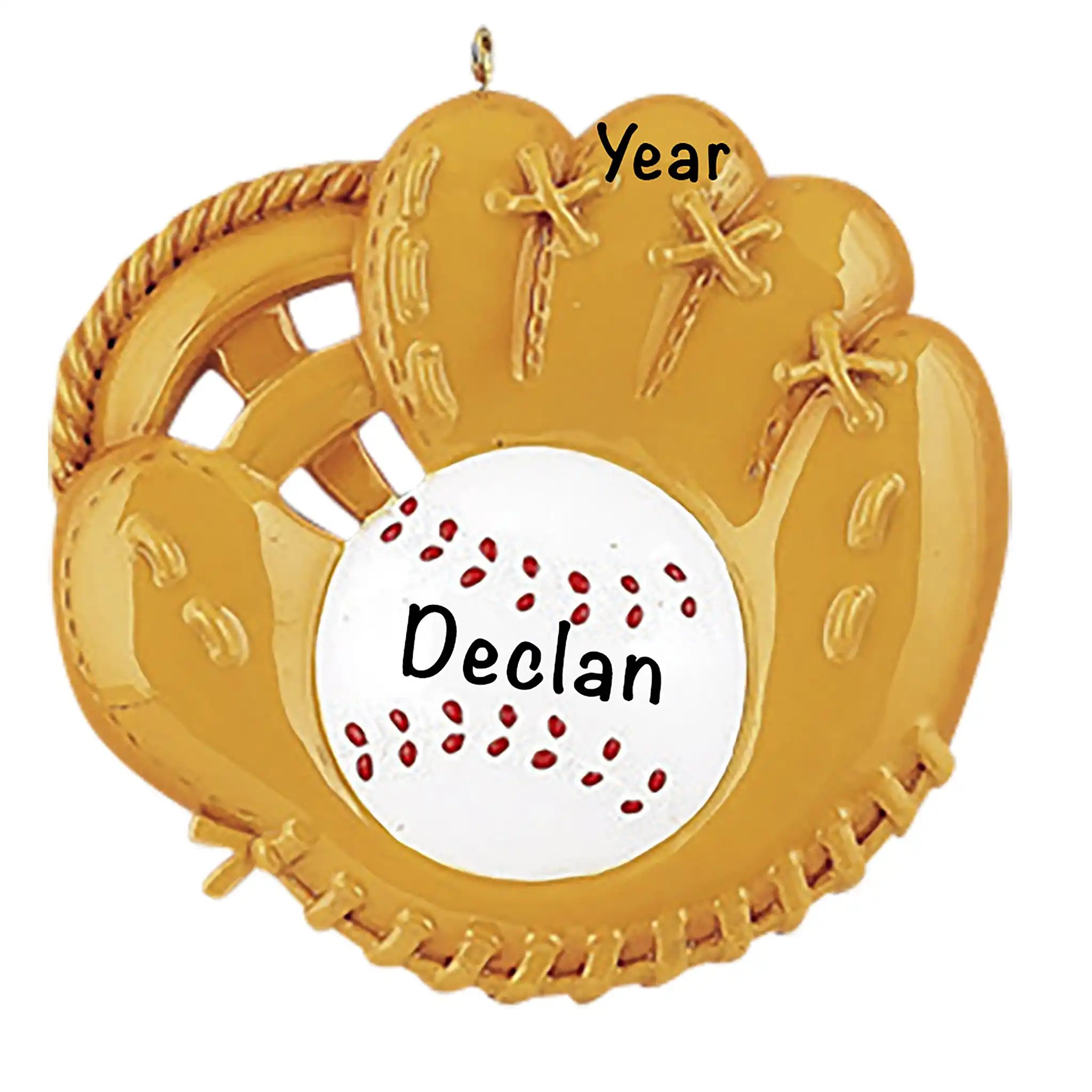 Baseball Glove For Weekend Games-Baseball Catchers Mitt Christmas Ornament