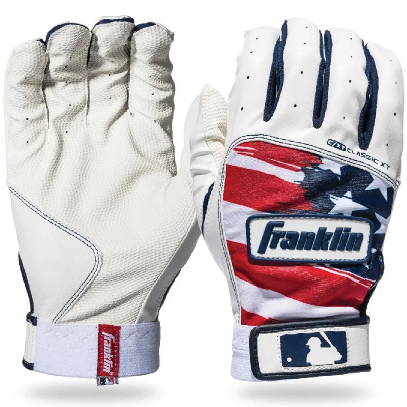 Baseball Glove With Reinforced Webbing-Franklin Classic XT Youth Batting Gloves: 210