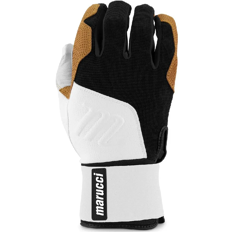 Baseball Glove For Weekend Games-Marucci Blacksmith Youth Batting Gloves: MBGBKSMFWY